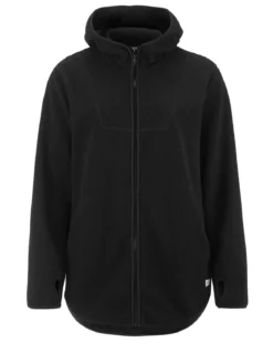 Women's Join Pile Fleece Full-Zip Hood - Black