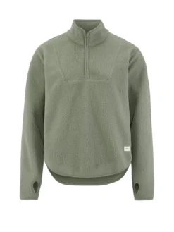 Women's Join Pile Fleece Half-Zip - Leaf