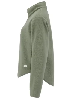 Women's Join Pile Fleece Half-Zip - Leaf