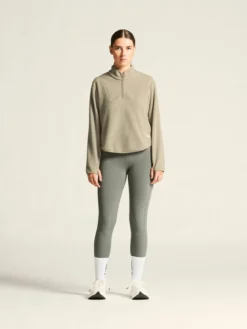 Women's Join Pile Fleece Half-Zip - Hay