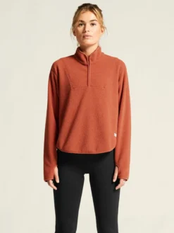 Women's Join Pile Fleece Half-Zip - SEQUOIA