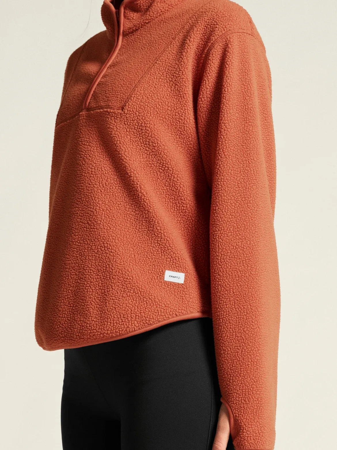Women's Join Pile Fleece Half-Zip - SEQUOIA