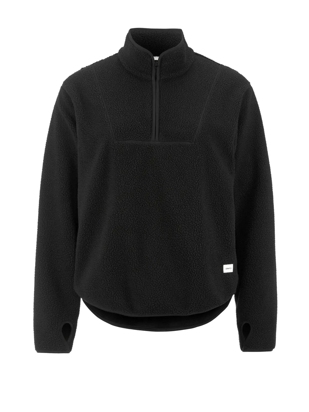 Women's Join Pile Fleece Half-Zip - Black