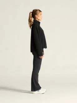 Women's Join Pile Fleece Half-Zip - Black