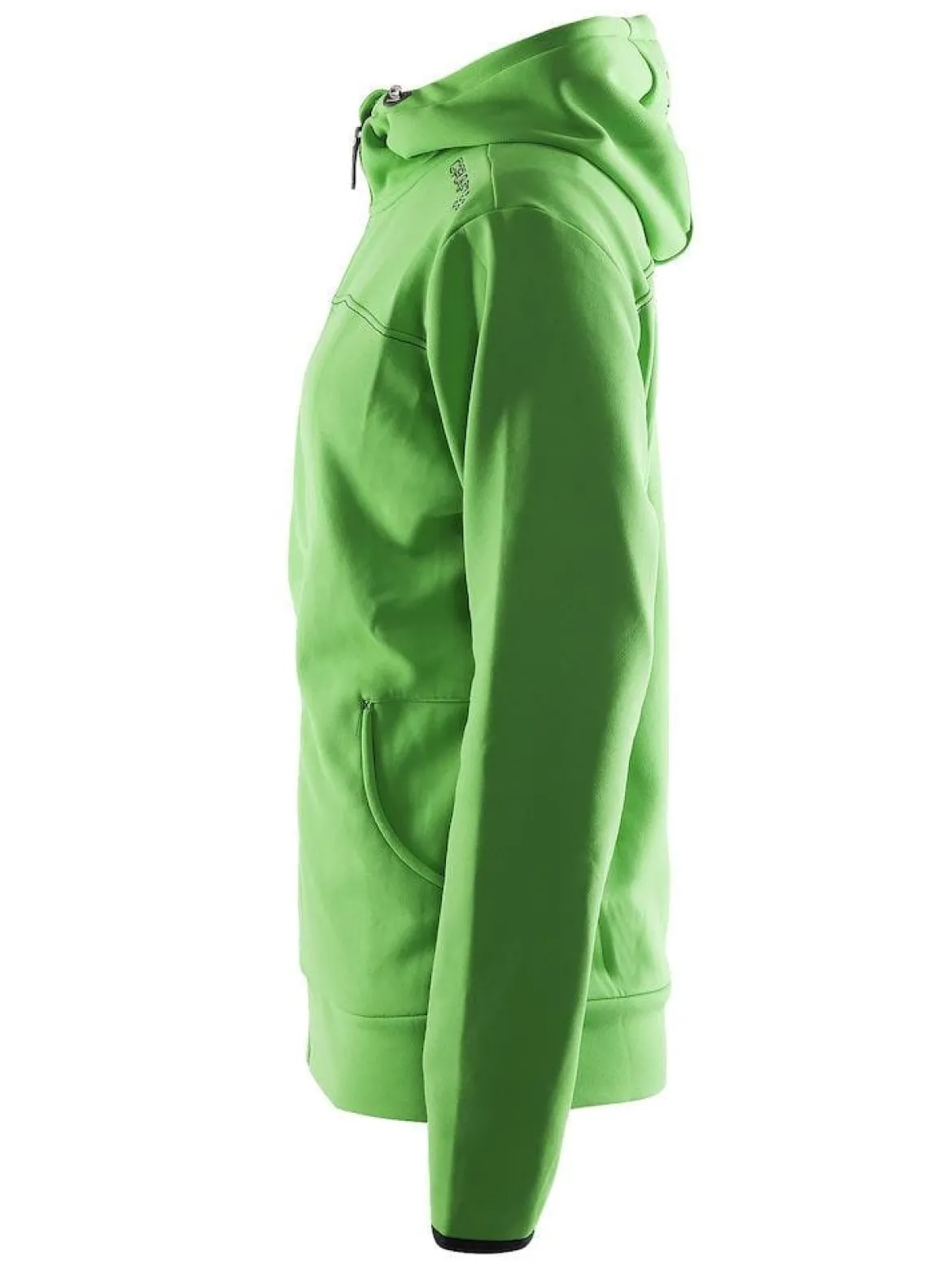 Women's Leisure Full Zip Hood - CRAFT GREEN