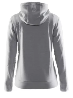 Women's Leisure Full Zip Hood - GREY