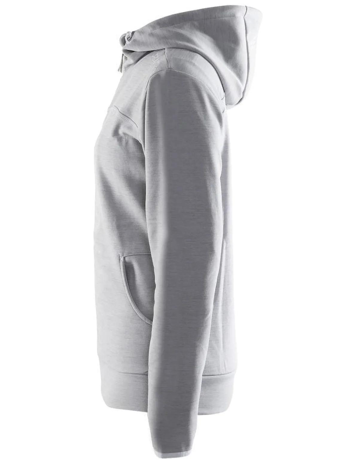 Women's Leisure Full Zip Hood - GREY