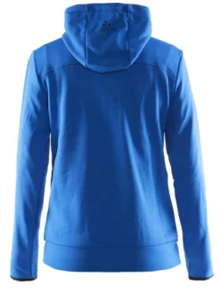 Women's Leisure Full Zip Hood - SWEDEN BLUE