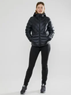 Women's Light Down Jacket - Black