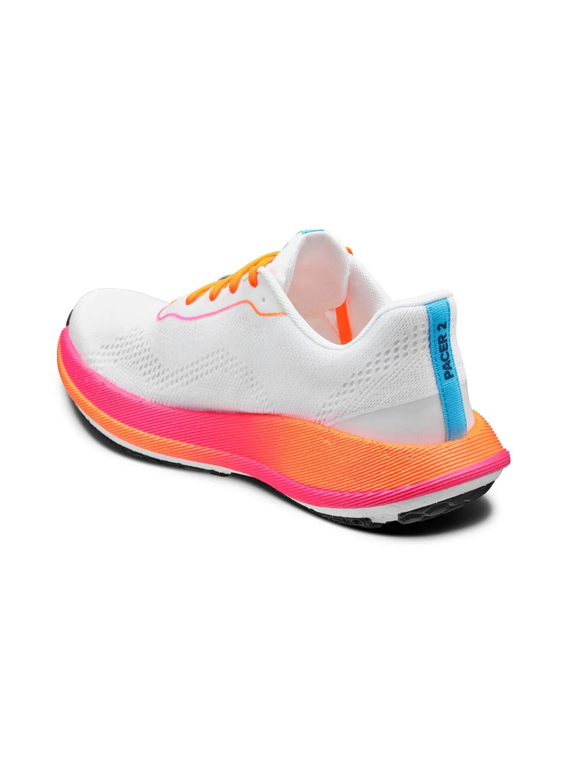 Women's Pacer 2 Running Shoe - WHITE/FLOURANGE