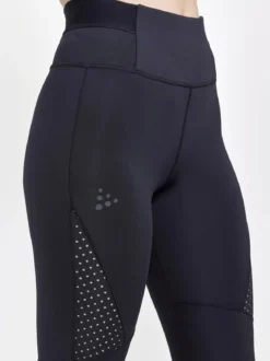Women's Pro Charge Blocked Training Tights - Black