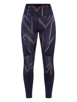 Women's Pro Charge Blocked Training Tights - BLAZE-CLIFF