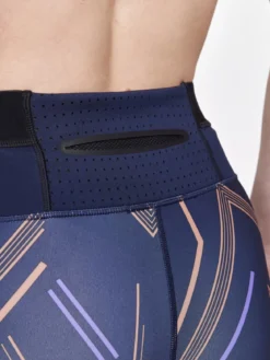 Women's Pro Charge Blocked Training Tights - BLAZE-CLIFF