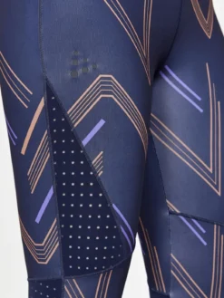 Women's Pro Charge Blocked Training Tights - BLAZE-CLIFF