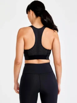 Women's Pro Charge Blocked Training Sport Top - Black