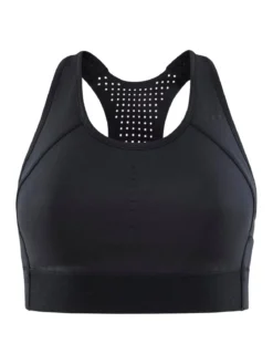 Women's Pro Charge Blocked Training Sport Top - Black