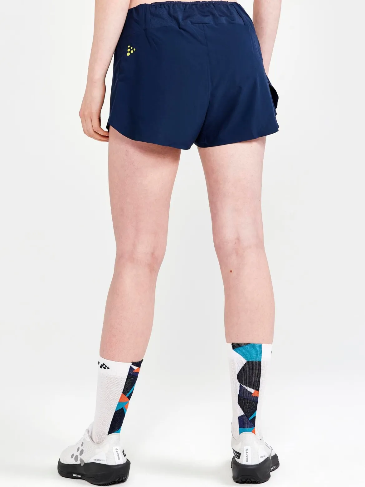 Women's Pro Dazzle Camo Running Shorts - BLAZE/P DAZZLE CAMO