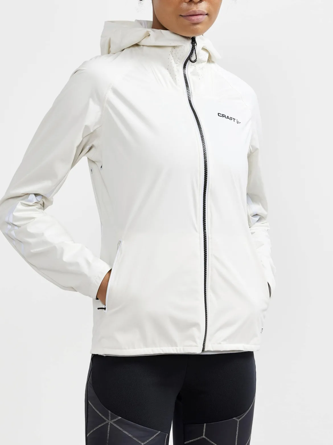 Women's Pro Hydro Lumen Running Jacket 2 - WHISPER