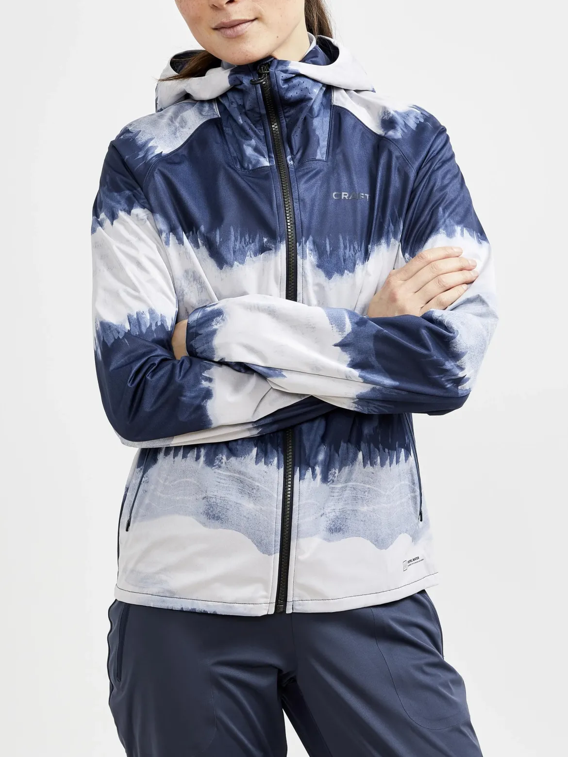 Women's Pro Hydro Running Jacket 2 - BARK-MULTI