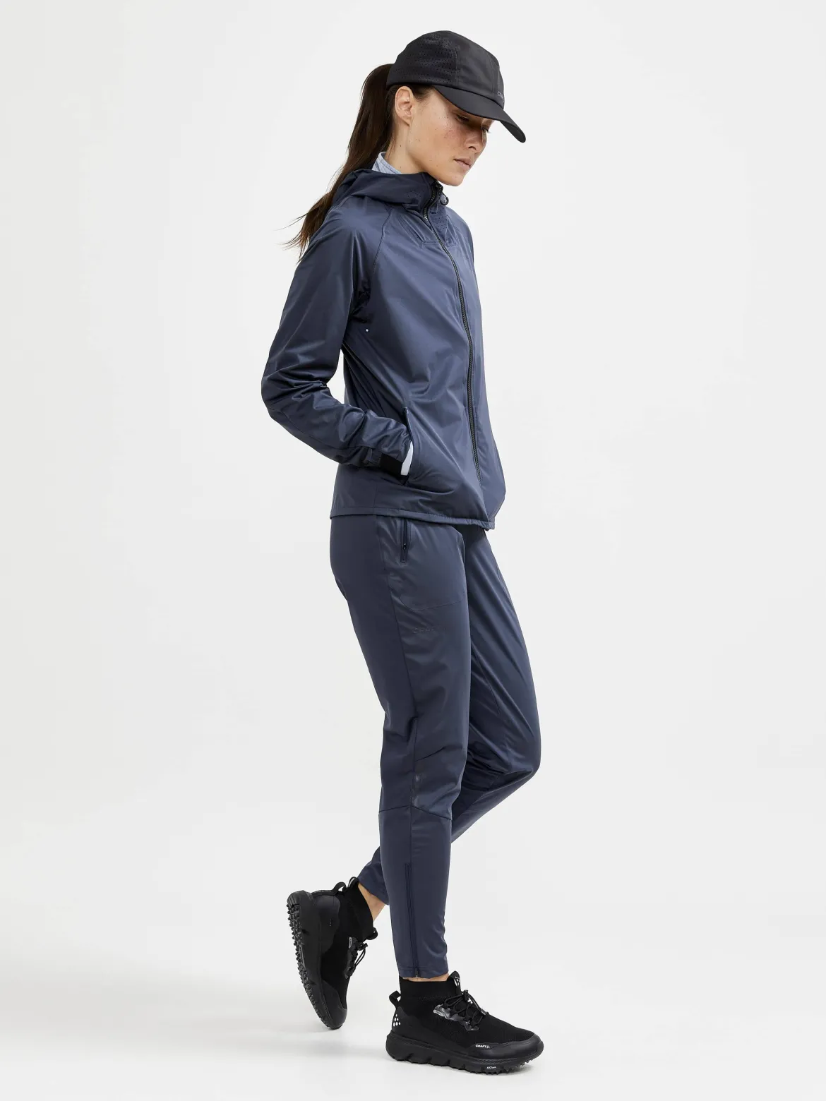 Women's Pro Hydro Running Jacket 2 - Black