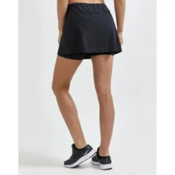 Women's Pro Hypervent 2In1 Running Skirt - Black
