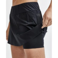Women's Pro Hypervent 2In1 Running Skirt - Black