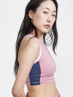 Women's Pro Hypervent Running Cropped Top - DAWN-BLAZE