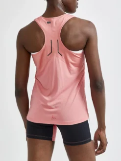 Women's Pro Hypervent Running Singlet - CORAL