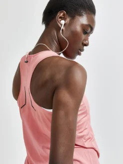 Women's Pro Hypervent Running Singlet - CORAL