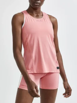 Women's Pro Hypervent Running Singlet - CORAL