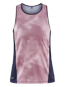 Women's Pro Hypervent Running Singlet - BLAZE/MULTI