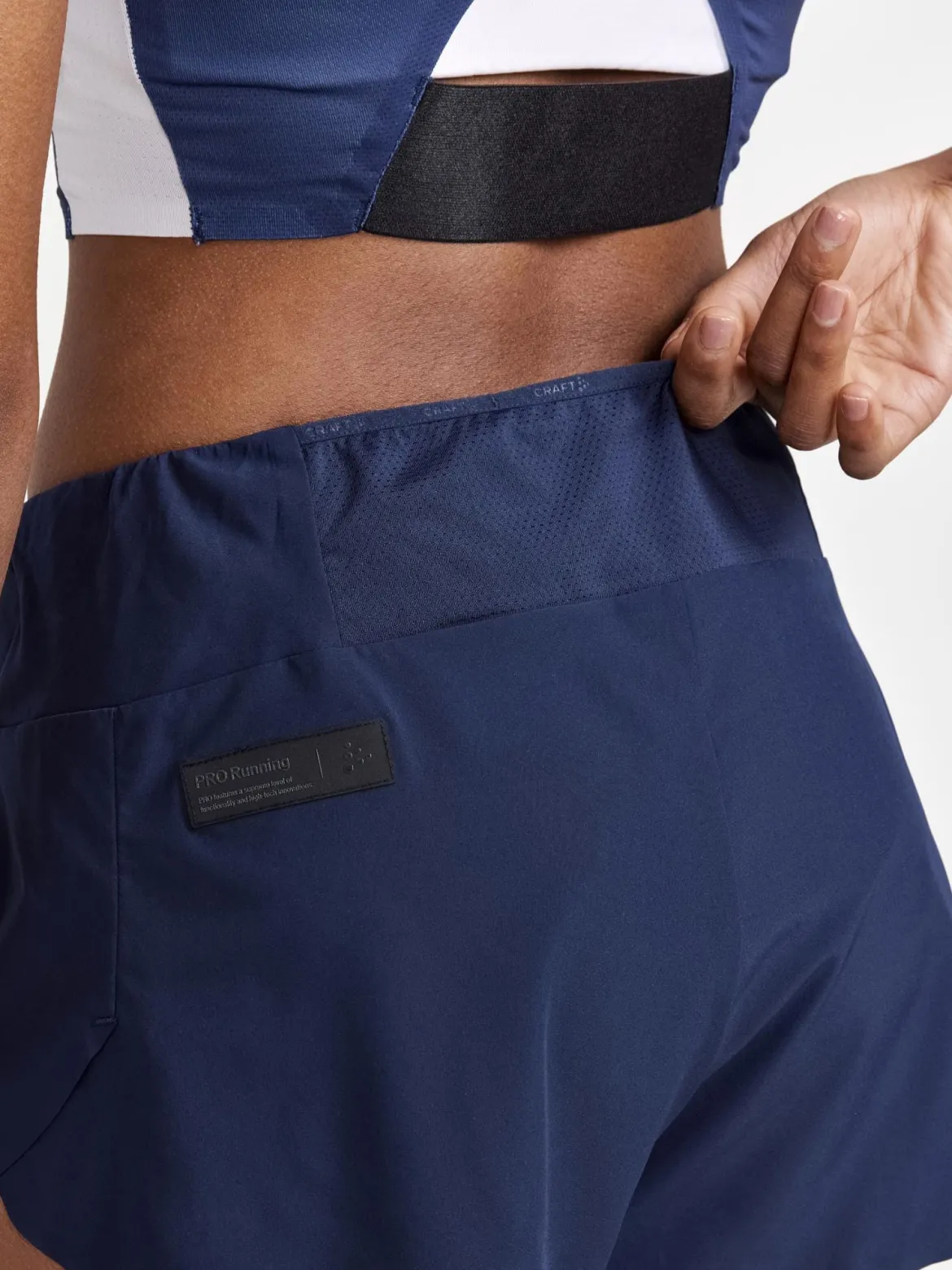 Women's Pro Hypervent Running Split Shorts - Blaze