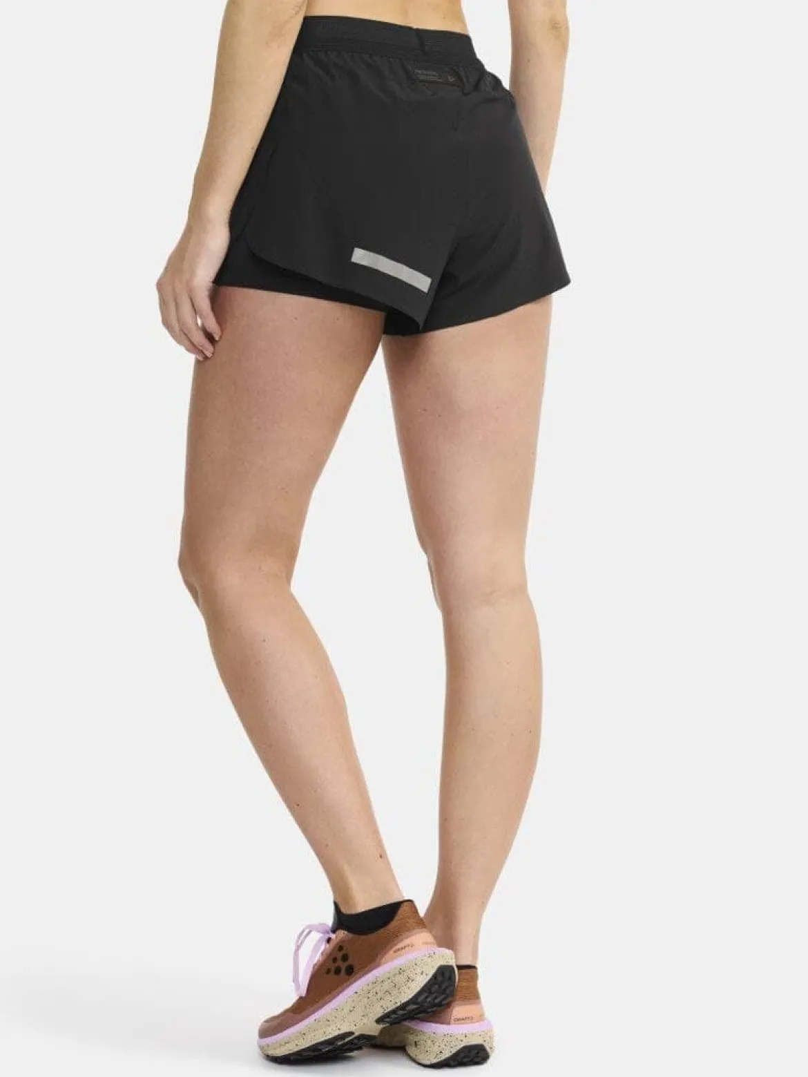 Women's Pro Hypervent Running Split Shorts 2 - FUCHSIA