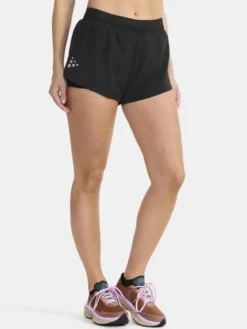 Women's Pro Hypervent Running Split Shorts 2 - FUCHSIA