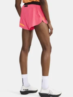 Women's Pro Hypervent Running Split Shorts 2 - FUCHSIA