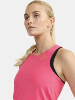 Women's Pro Hypervent Runnning Singlet 2 - FUCHSIA