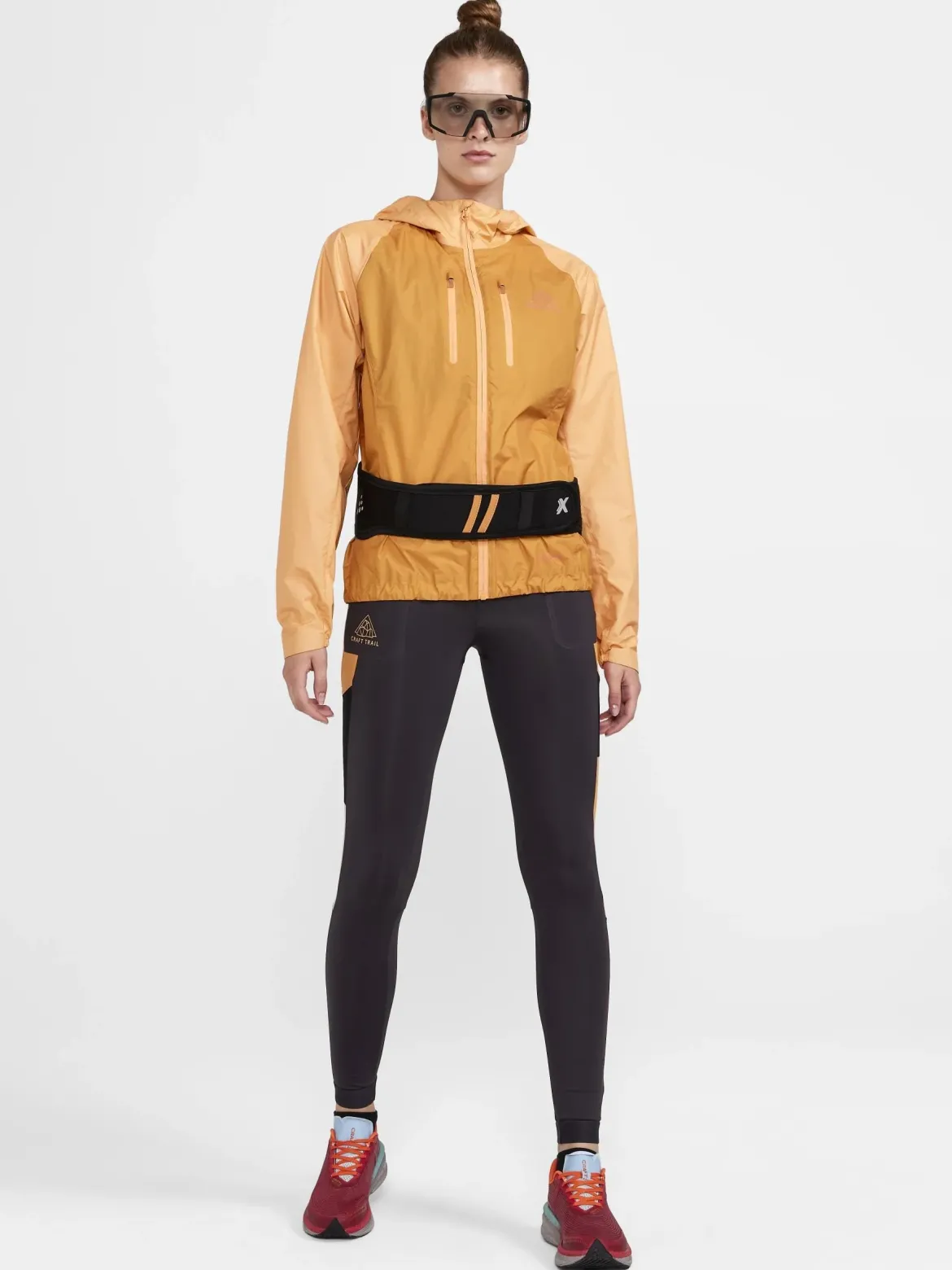 Women's Pro Trail Running Light Weight Jacket - Black