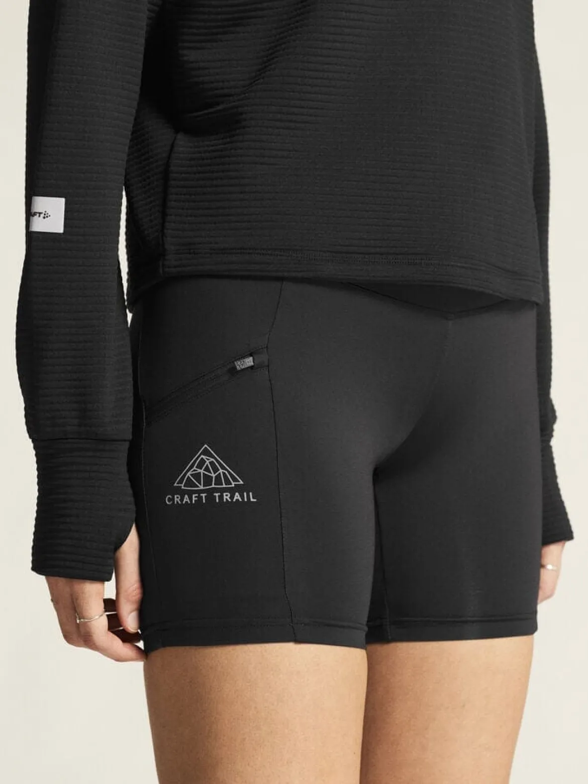 Women's Pro Trail Short Tights 2 - Black