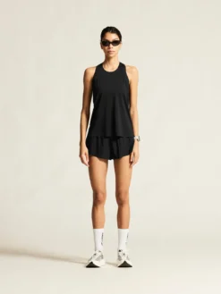 Women's Race Day Singlet 2 - Black