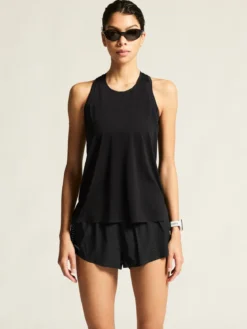 Women's Race Day Singlet 2 - Black