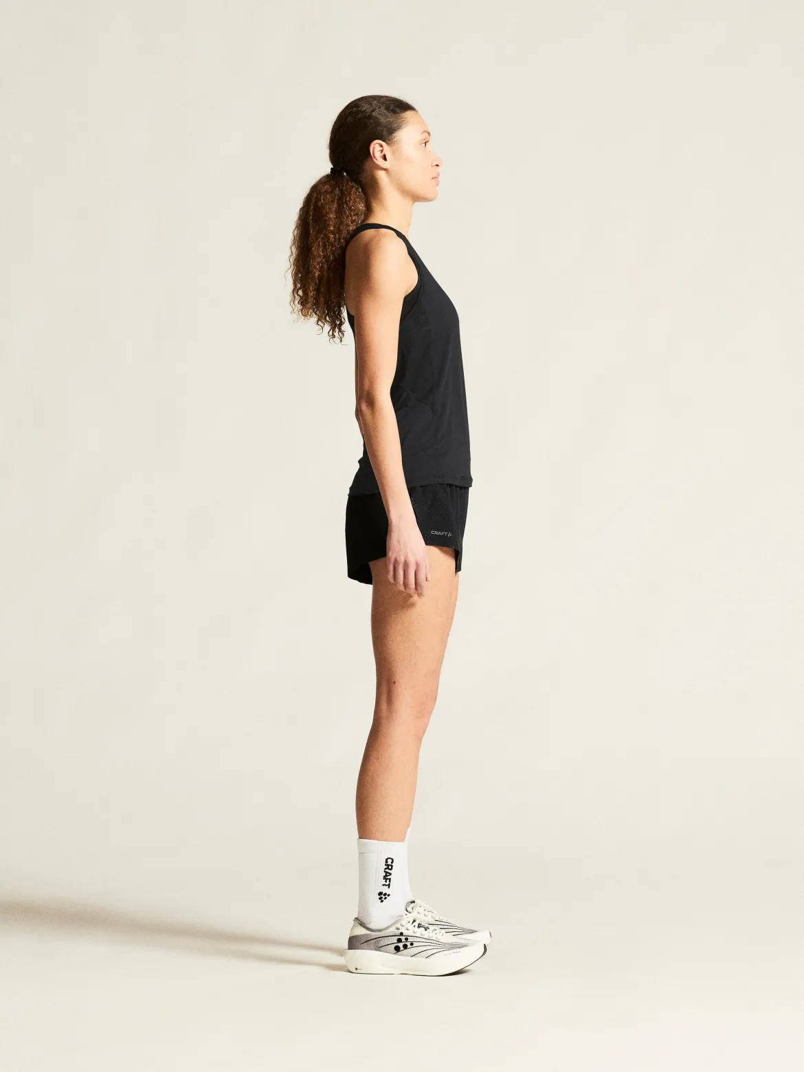 Women's Race Day Split Shorts 2 - Black