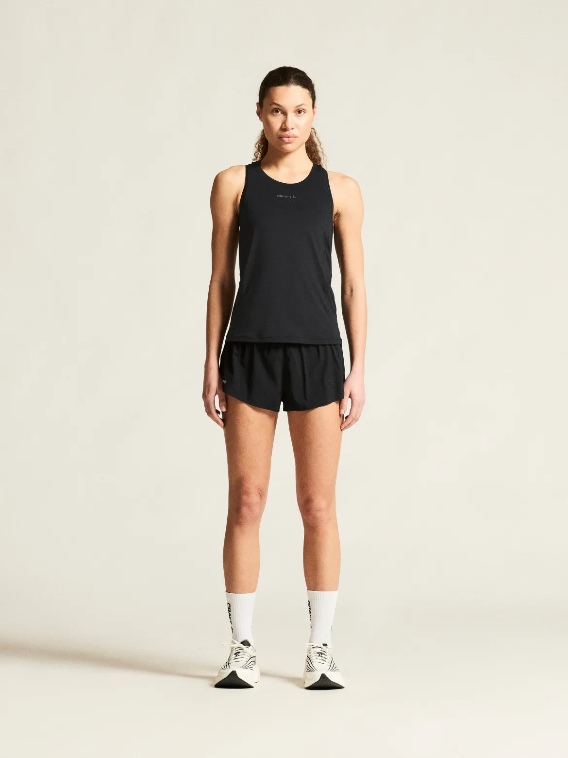 Women's Race Day Split Shorts 2 - Black
