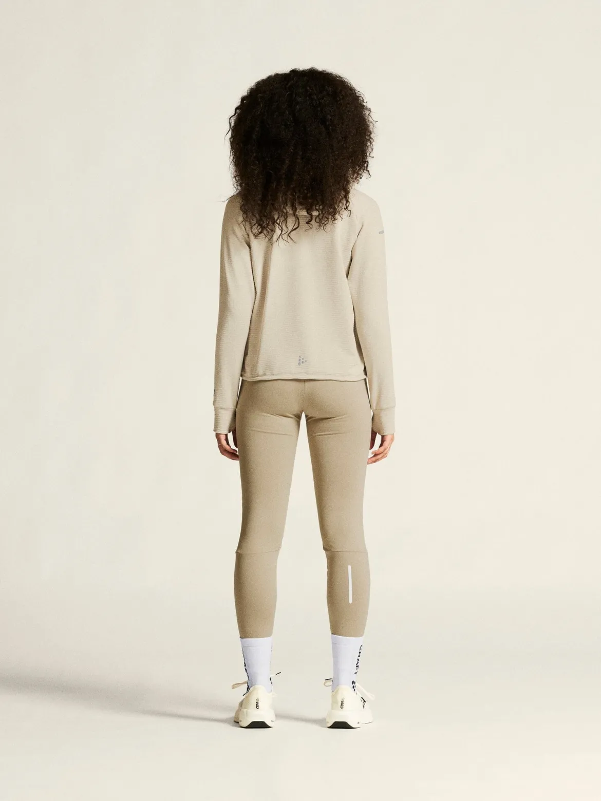 Women's SubZ Light Hood Sweater - Plaster