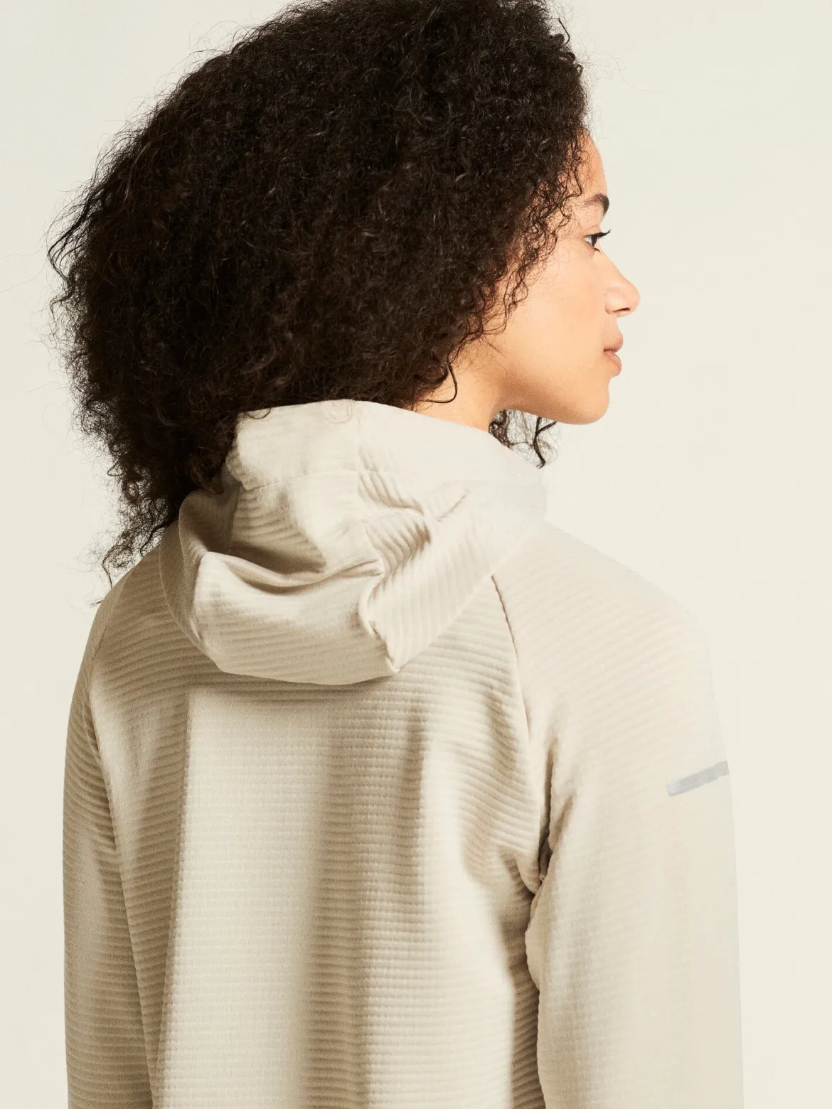 Women's SubZ Light Hood Sweater - Plaster