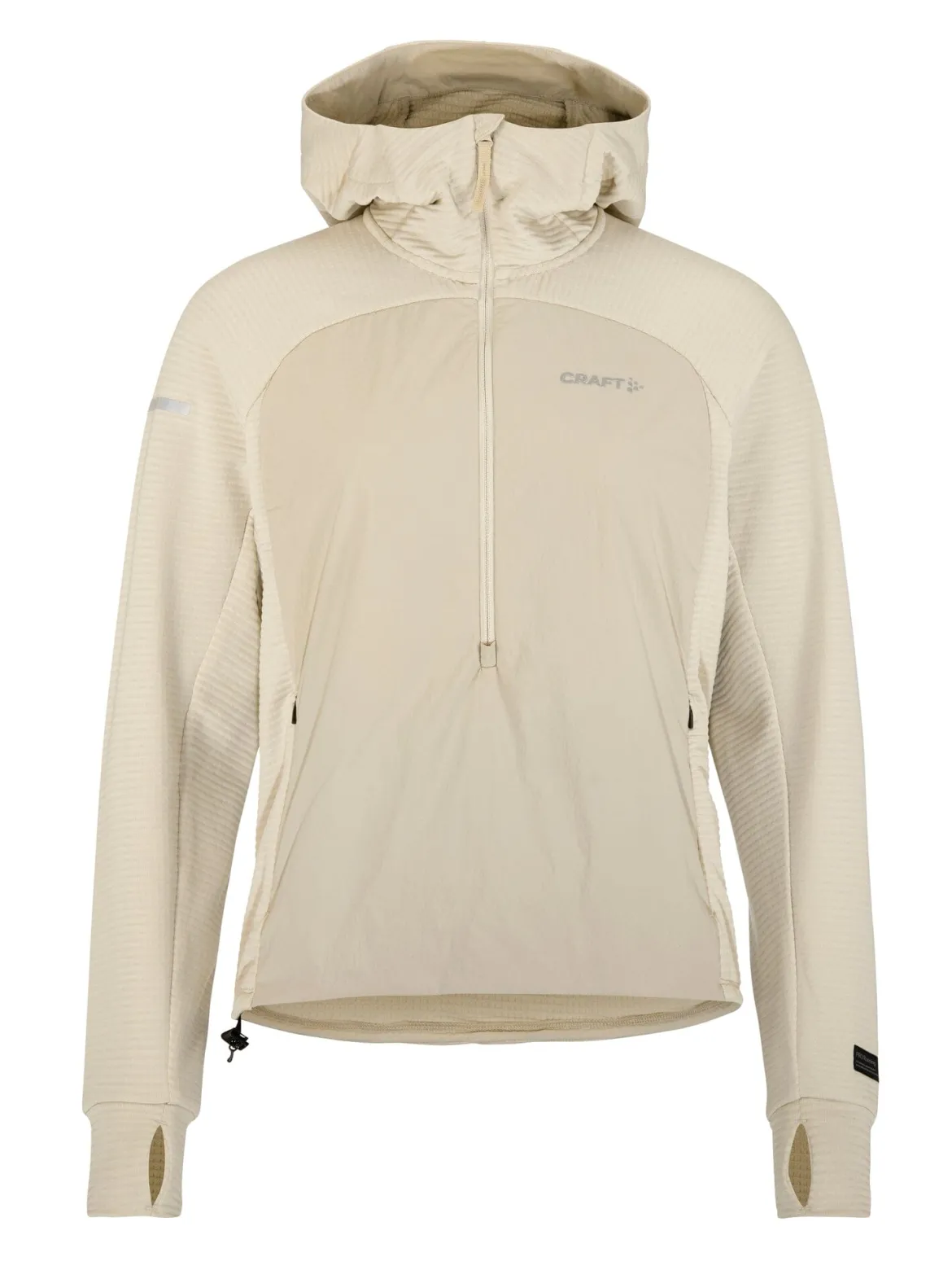 Women's SubZ Light Hood Sweater - Plaster