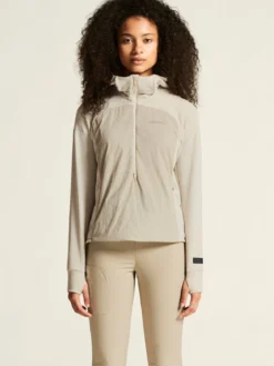 Women's SubZ Light Hood Sweater - Plaster