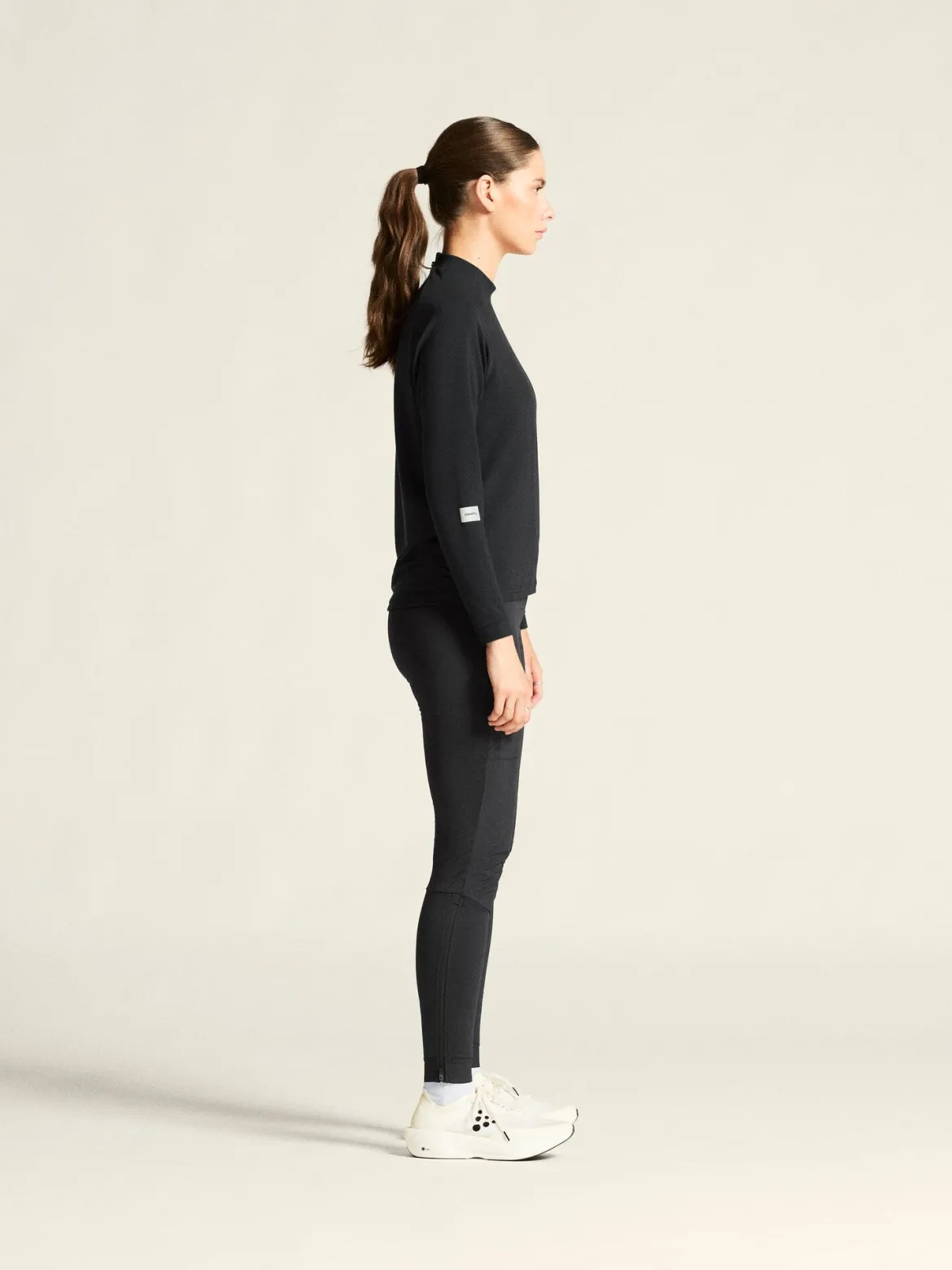 Women's SubZ Light Running Tights - Black