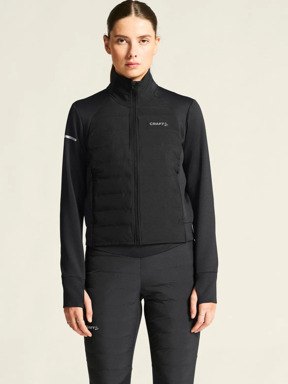 Women's SubZ Running Jacket 4 - Black