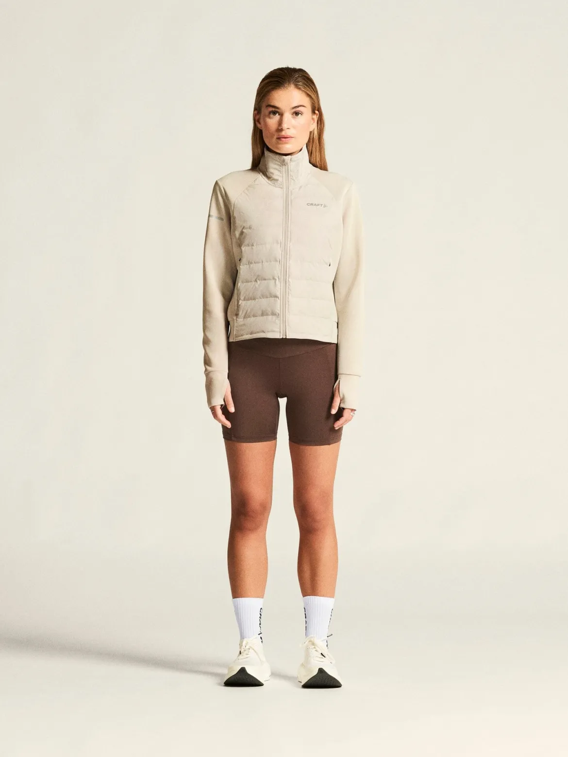 Women's SubZ Running Jacket 4 - Plaster