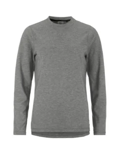 Women's Thermal Mesh CN - Dk Grey Melange